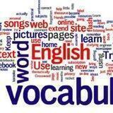 Vocabulary English