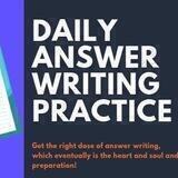 Bhoraniya’s Mains Answer Writing