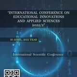 INTERNATIONAL СONFERENCE ON EDUCATIONAL INNOVATIONS AND APPLIED SCIENCES