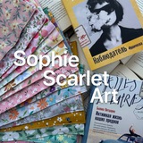 𝐒𝐨𝐩𝐡𝐢𝐞𝐒𝐜𝐚𝐫𝐥𝐞𝐭𝐀𝐫𝐭 • Книжные обложки