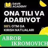 Milliy sertifikat Ona tili va adabiyot