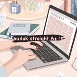 budak straight A+ !!