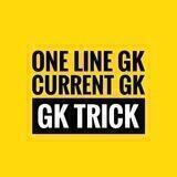 one line gk & current affairs