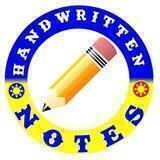 Hand Written notes, Pdf
