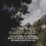 "ادخُلوا الجنَّة بِما كنْتم تعمَلونَ "