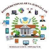 Konferensiyalar va jurnallar