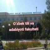 O‘zbek tili va adabiyoti fakulteti 🇺🇿Yoshlar ittifoqi🇺🇿