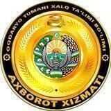 OQDARYO XALQ TA'LIMI BO'LIMI AXBOROT XIZMATI