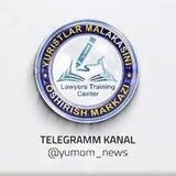 Yuristlar malakasini oshirish markazi telegram kanali