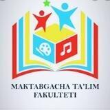 TDPU MAKTABGACHA TAʼLIM