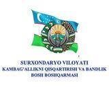Surxondaryo viloyati Kambag’allikni qisqartirish va bandlik bosh boshqarmasi