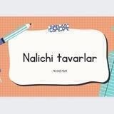 Nalichi Tavarlar
