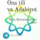 Ona tili va Adabiyot
