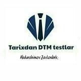 Tarixdan DTM testlar