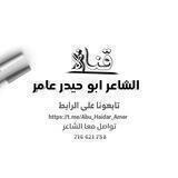 الشاعر ابوحيدر عامر