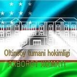 OLTINSOY TUMANI HOKIMLIGI AXBOROT XIZMATI