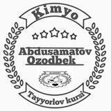 Abdusamatov Kimyo kanali (shaxsiy)
