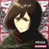 Mikasa Ackerman.