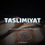 Taslimiyat 🍃 | Visit channel