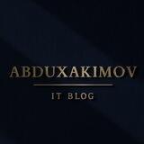 Abduxakimov | IT Blog