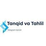 Tanqid va Tahlil | ijtimoiy kanal