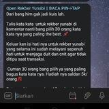 30 pemenang