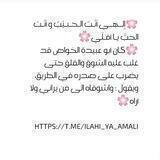 🌸إِلــهِــي أَنْـت الـحـبـيْبُ و أَنْـت الحبُّ يـا أمَـلَي🌸