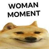 Woman moment