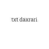 Txt Daxrari