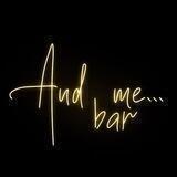 And me… bar