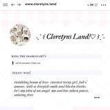 ˑ 𖤝. cloretynsland HIRMIN!!