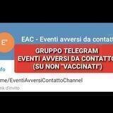 EAC - Eventi avversi da contatto (su non "vaccinati")