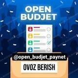 💰OPEN BUDJET PAYNET 🏛️