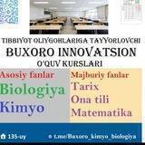 Buxoro kimyo biologiya obrabatsiya