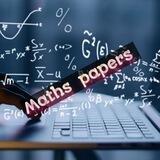 Maths paper chanel 🏆