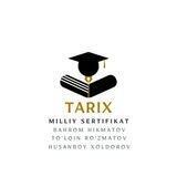 TARIX - MILLIY SERTIFIKAT