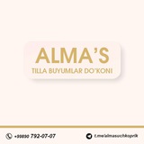 💎 ALMA’S (tilla muddatli toʻlov)