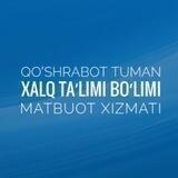 QOʻSHRABOT TUMAN XALQ TAʼLIMI BOʻLIMI