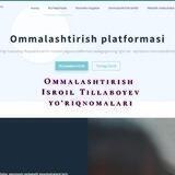 Ommalashtirish Isroil Tillaboyev yo‘riqnomalari