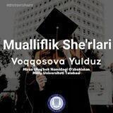 Yulduz_Voqqosova ✍️