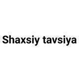 Shaxsiy tavsiya