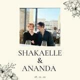 SHAKAELLE & ANANDA 𝒲𝑒𝒹𝒹𝒾𝓃𝑔 𝓅𝒶𝓇𝓉𝓎