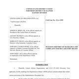 UAO v Biden plaintiff updates