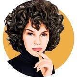 Кудрявая на кухне