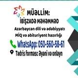 AZƏRBAYCAN DİLİ VƏ ƏDƏBİYYATI