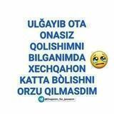 ONAMDAN BOSHQASI BEKOR 🕊𝐬𝐢𝐳 𝐢𝐳𝐥𝐚𝐠𝐚𝐧 𝐤𝐚𝐧𝐚𝐥 𝐛𝐢𝐳 𝐛𝐢𝐥𝐚𝐧 𝐛𝐢𝐫𝐠𝐚 𝐛𝗼̈𝐥𝐢𝐧𝐠 🕊