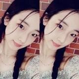 “The beautiful girl who was embracing herself in front of the mirror that was in the same body as her.”