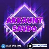 AKKAUNT SAVDO 🛒