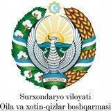 SURXONDARYO VILOYATI OILA VA XOTIN-QIZLAR BOSHQARMASI RASMIY KANALI
