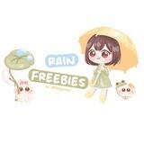 rain : freebies